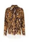 MARNI PRINTED SATIN OVERSIZE SHIRT