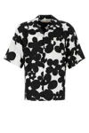 Marni Dilles Printed Short Sleeved Shirt In Black