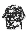 Marni Dilles Printed Short Sleeved Shirt In Black