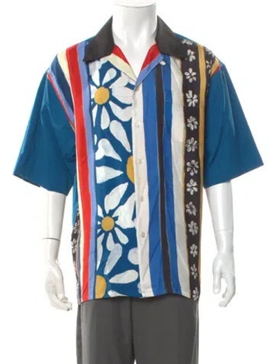 Pre-owned Marni Printed Short Sleeve Shirt In Multi