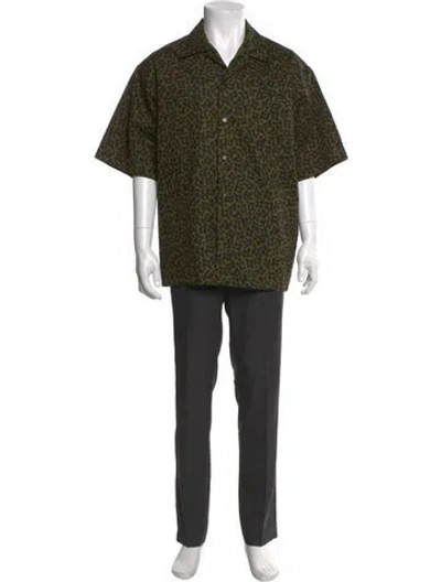 Pre-owned Marni Printed Short Sleeve Shirt In Multi