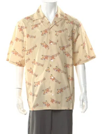 Pre-owned Marni Printed Short Sleeve Shirt W/ Tags In Neutral