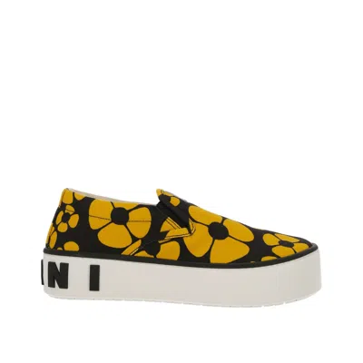 Marni Printed Slip On Sneakers Women In Multi
