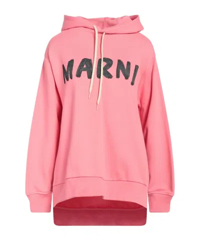 Marni Printed Sweatshirts In Pink