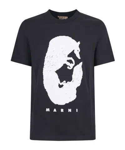 MARNI FOX-PRINT T-SHIRT