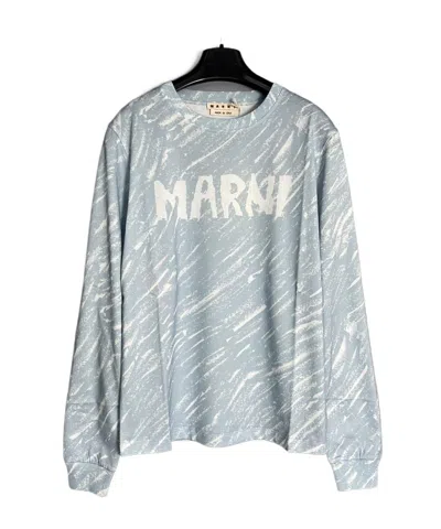 Marni Printed T-shirt In Gray