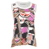 Marni Printed Tank Top In Multicolor Cotton In Multi
