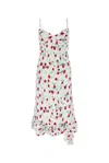 Marni Monoprint Dress In White