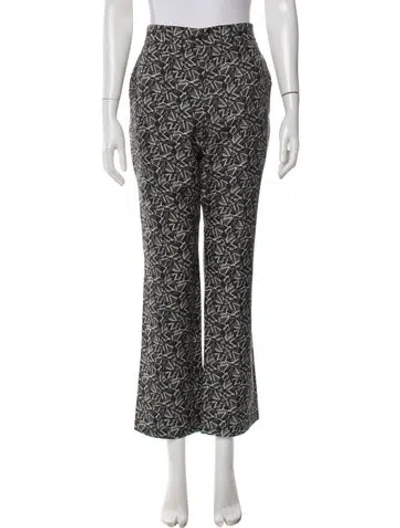 Pre-owned Marni Printed Wide Leg Pants In Blue