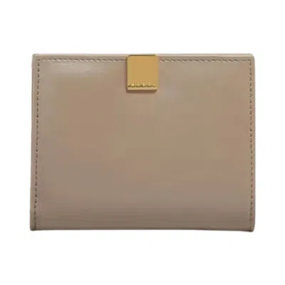 Pre-owned Marni Prisma Folded Leather Wallet 'cork' | Tan | Men's Size Onesize