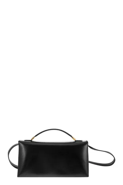 Marni Women Prisma Leather Handbag In Black