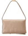 Marni Prisma Leather Shoulder Bag In Beige