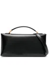 Marni Prisma Leather Small Bag In Schwarz