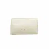 Marni Prisma Shoulder Bag In Natural White Leather