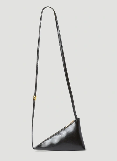 Marni Prisma Triangle Crossbody Bag In Black