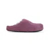 Marni Prune Violet Calf Hair Fussbett Mules In Burgundy