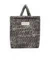 Marni Puff Tote Bag In Black