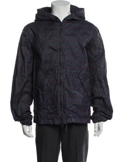 Pre-owned Marni Puffer Coat In Blue