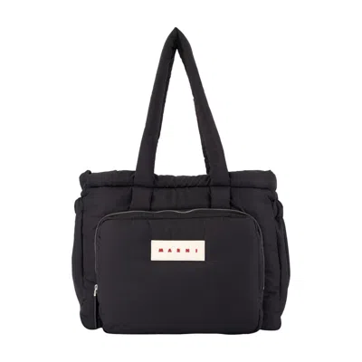 Marni Puffy Shopper Bag -  - Synthetic - Black