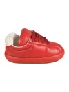 Marni Red Leather Bigfoot 2.0 Sneakers In Red