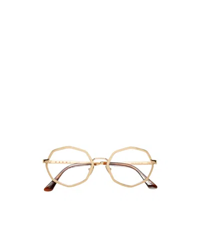Marni Pulpit Rock Optical Oro