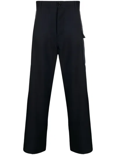 MARNI STRAIGHT AND REGULAR LEG PANTS,PUMU0095U0.TW839 00B99 BLUBLACK