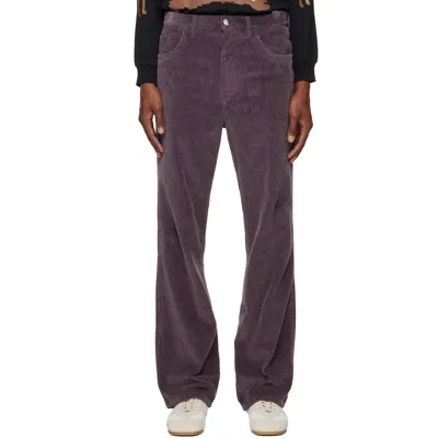 Marni Purple Corduroy Flared Trousers