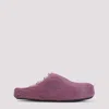 Marni Prune Violet Calf Hair Fussbett Mules