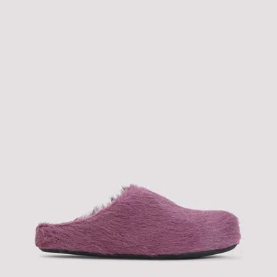 MARNI PURPLE SLIP ON MULES