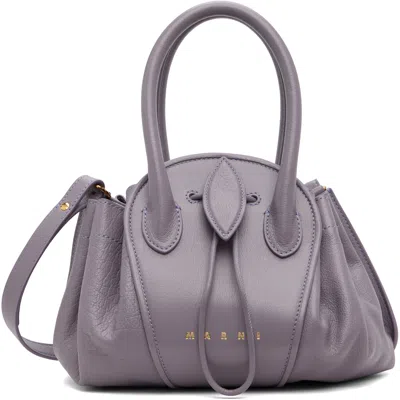 Marni Purple Small Tulipea Bag