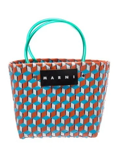 Pre-owned Marni Pvc Clutch In Blue