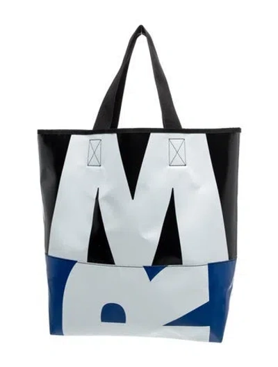 Pre-owned Marni Pvc Tote In Blue