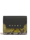 Marni Python-print Wallet In Multi