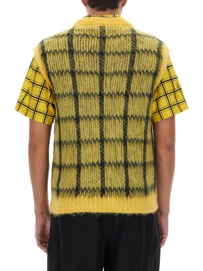 Marni Quad Vest In Yellow