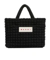 Marni Quilted Mini Bag In Black