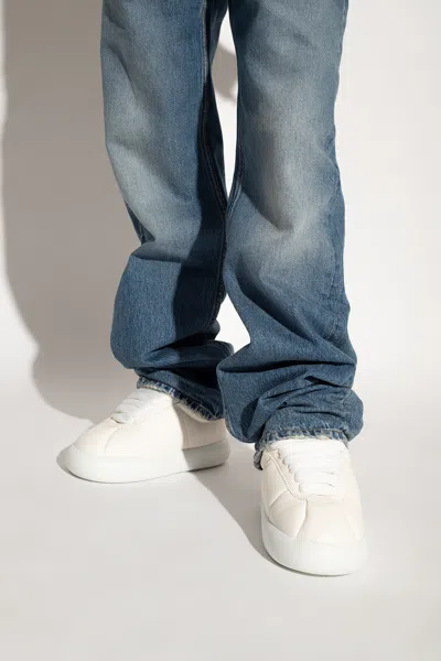Marni Quilted Sneakers In White