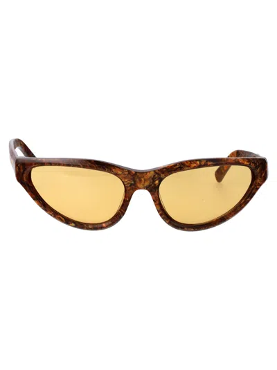 Marni Radica Acetate Sunglasses