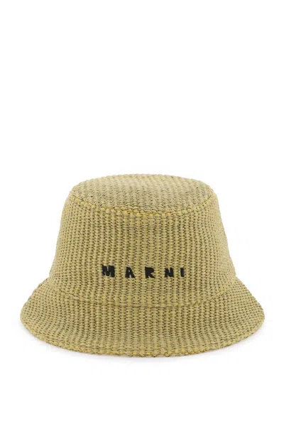 Marni Raffia Effect Bucket Hat