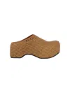 Marni Heel Sandals With Woven Texture Platform