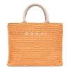 Marni Small Raffia Effect Tote Bag