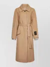 Marni Camel Virgin Wool And Cashmere Single-breasted Coat In Brown