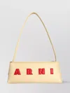Marni Borsa A Spalla Museo Baguette In Pelle Crema