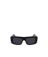 Marni Rectangular Frame Sunglasses In Black