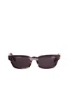 Marni Rectangular Frame Sunglasses In Brown