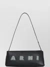 Marni Rectangular Leather Baguette Shoulder Strap
