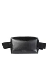 Marni Rectangular Smooth Textured Belt Bag