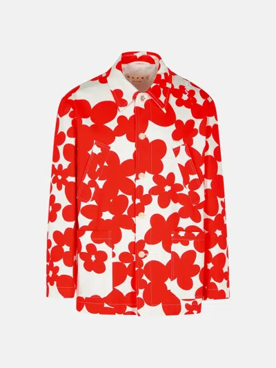 Marni Red Cotton Jacket
