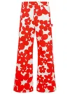 Marni Cotton Pants In Red