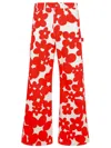 Marni Cotton Pants In Red