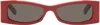 Marni Red Zokoa Sunglasses In Red